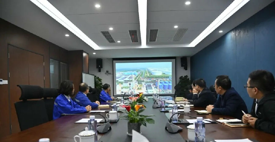 宁波市经信局一行莅临博汇股份调研交流